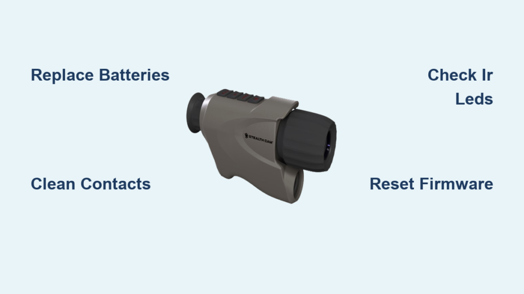 Stealth Cam Night Vision Not Working? Fix It Fast